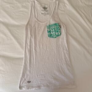 RARE Serengetee Pocket Tank Top - Size S - Discontinued "Wear the World" Brand